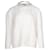 Camisola Tricot Simone Rocha com Colar de Pérolas em Lã Marfim Branco Cru  ref.869630