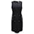 Tory Burch Petra Minikleid mit Fronttasche aus schwarzer Wolle  ref.869631