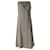 Lisa Marie Fernandez Scallop Summer Wrap Dress in Brown Linen  ref.869635