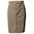 Max Mara Geometric Pencil Skirt in Beige Cotton Corduroy  ref.869651