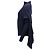 Marques Almeida Drapierter asymmetrischer Pullover aus marineblauer Wolle - Ansicht 2