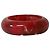 Brazalete tipo esclava Lanvin Marble Resign en plástico rojo y negro Impresión de pitón