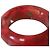Brazalete tipo esclava Lanvin Marble Resign en plástico rojo y negro Impresión de pitón - vista 5