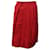 Marni Faltenrock aus roter Baumwolle  ref.869738