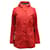 Barbour Waterproof Long Sleeve Raincoat Jacket in Red Polyester   ref.869741