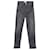 Re/Done RÉ/Feito 70s Jeans de cintura alta desbotado e perna reta em algodão cinza  ref.869768