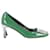Chanel Salto Roger Vivier Belle Vivier em couro envernizado verde  ref.869770