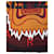 Sciarpa Kenzo Paris Upperr Head Print in cotone multicolor - vista 5