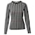 Hugo Boss Boss Hahnentritt-Pullover mit Rundhalsausschnitt aus mehrfarbiger Viskose Mehrfarben Zellulosefaser  ref.869799