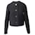Burberry Boucle Cropped Jacket in Black Wool  ref.869813
