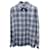 Camisa xadrez Tom Ford em algodão azul  ref.869825