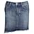 Zadig & Voltaire Distressed Mini Skirt in Blue Cotton Denim  ref.869827