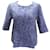 NEW CHRISTIAN DIOR SWEATER SIZE 38 M IN BLUE WOOL NEW BLUE WOOL TOP SHIRT  ref.869989