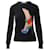 Balenciaga Pumps-Print Knitted Sweater in Black Wool  ref.870002