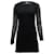 Diane Von Furstenberg Slim Kivel Ladder Mini Dress in Black Rayon Blend Cellulose fibre  ref.870014