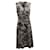 Weekend Max Mara Vestido decote em V Palm Print em algodão bege  ref.870017