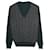 Givenchy Bedruckter Pullover mit V-Ausschnitt aus grüner Wolle  ref.870048