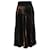 Stella Mc Cartney Falda larga plisada Arely de Stella Mccartney en poliéster cobre y lúrex negro  ref.870063