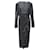 Self Portrait Crystal Embellished Midi Dress in Black Velvet  ref.870092