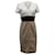 Diane Von Furstenberg Robe mi-longue à encolure en V en soie multicolore  ref.870097