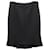 Falda midi con dobladillo alto-bajo en lana negra de Roland Mouret Negro  ref.870098