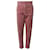 Jeans Isabel Marant Regular Fit em jeans de algodão rosa  ref.870121