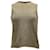 Theory Sleeveless Terry Top in Beige Cotton Polyester  ref.870146