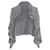 Theory Knit Waistcoat with Waterfall Effect in Grey Wool  ref.870158