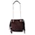 Maje Temple Fringe Chain Shoulder Bag in Burgundy Suede  Dark red  ref.870171
