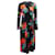 Diane von Furstenberg Tilly Argos Midi Wrap Dress in Black Silk  ref.870176