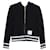 Thom Browne Varsity Zipped Hoodie in Navy Blue Cotton  ref.870182