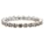 Autre Marque Tennisarmband aus Weißgold mit Diamanten Mehrfarben  ref.870227
