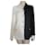 Veste Chanel Tweed Noir Blanc cassé  ref.870363