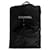 Housse de voyage vêtements Chanel noir imperméable et cintre Chanel  ref.870427