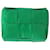 Borsa a tracolla Mini Intrecciato Bottega Veneta Candy Cassette in pelle verde  ref.870524