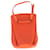 Hermès Hermes Vespa Mini Tasche mit Kordelzug aus orangefarbenem Leder  ref.870536