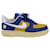 Nike Air Force 1 Sneakers Low SP en Cuir Bleu Court Lemon Drop Blanc  ref.870552