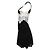 Sandro Butterfly Lace Mini Robe en Polyester Noir - vue 2