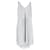 Iro Louxor Gathered Metallic Knitted Mini Dress in Silver Polyester Silvery  ref.870981