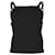 Camiseta sin mangas ajustada de viscosa negra con logotipo de jacquard de Alexander Wang Negro Fibra de celulosa  ref.871029
