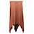 Acne Studios Electric-Pleated Asymmetrical Midi Skirt in Orange Wool Blend  ref.871030