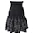 Roland Mouret Fluted Godet Skirt in Black Viscose Cellulose fibre  ref.871042