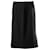 Max Mara Midi Skirt in Black Viscose Cellulose fibre  ref.871043