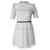 Self portrait Mini robe plissée à pois Self-Portrait en tulle de polyester blanc  ref.871060