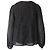 Blusa de manga larga con lunares Maje en poliéster negro - vista 3