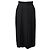 Dries Van Noten Midi-Faltenrock aus schwarzer Wolle