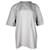 Hermès Hermes T-Shirt mit Reißverschlusstasche aus grauer Baumwolle  ref.871109