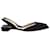 Sandalias con tira trasera en punta en ante negro Rhea de Paul Andrew Suecia  ref.871122