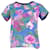 Sandro Paris T-shirt recortada em poliéster com estampa floral  ref.871130