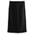 Max Mara Midi Skirt in Black Triacetate Synthetic  ref.871139